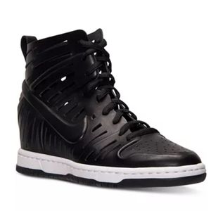 nike dunk sky hi wedge sneakers